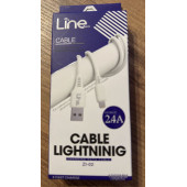 LINE CABLE LIGHTNING 2.4A  ZI-02 HIZLI ŞARJ KABLOSU - 1