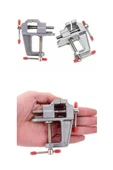 Mini Masa Tezgah Hobi Mengenesi Sabitleme Sıkıştırma Aparat 30mm - 3