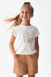 Kız Çocuk Gelincik Tshirt 36527 - 6
