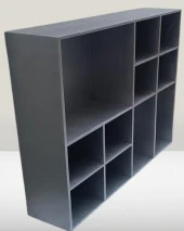 Hobi ADN Dekoratif 90352 Kupa Raf Model Ahşap MDF Gümüş Gri Renk El yapım - 6