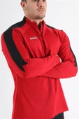 Diadora Mundial 21 Antrenman Eşofmanı Tek Üst - Koyu Kırmızı - 4