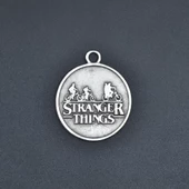 Stranger Things  Kolye Ucu - Antik Gümüş Kaplama - Kod:125 thumbnail 2
