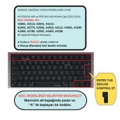 Rusça Klavye Koruyucu UK Macbook Air-Pro Kılıf M1-M2-M3-M4 (2021-2024 Yılı) (TouchID'li) ile Uyumlu Gradient - 2
