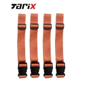 tarix 4 adet Turuncu Valiz kemeri + 2 adet Siyah valiz etiketi - 3