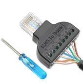 Powermaster RJ45 To Screw Terminal Çevirici - 8