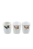 Fine Pearl Unique 62 Parça 12 Kişilik İnci Yemek Takımı Kare - 11