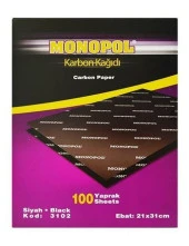 Monopol Karbon Kağıdı 100Lü Siyah - 1