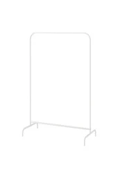MULIG Ayaklı Askılık, Beyaz Renk MeridyenDukkan 99x151 cm Metal Elbise Düzenleyici - 1