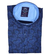 Erkek Büyük Beden 125 Kilo İçin Uygun Kısa Kol Likralı Gömlek - 1