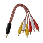 POWERMASTER 3.5 MM STEREO ERKEK / 6 RCA ERKEK 5+1 KABLO - 2