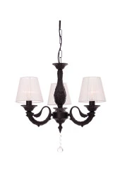 Umur Aydınlatma Albert 3'lü Siyah Beyaz Şapkalı Sarkıt Avize thumbnail 2