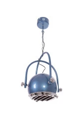 Umur Aydınlatma Gusto Metalik Gök Mavi Sarkıt Avize thumbnail 2