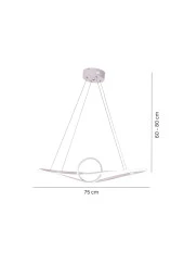 Umur Aydınlatma Fonte Beyaz Gün Işığı Led Avize Sarkıt thumbnail 4