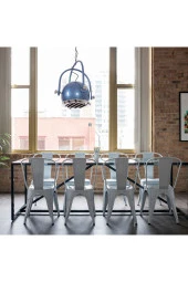 Umur Aydınlatma Gusto Metalik Gök Mavi Sarkıt Avize thumbnail 3