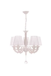 Umur Aydınlatma Albert 5'li Beyaz Şapkalı Sarkıt Avize thumbnail 2