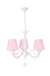 Umur Aydınlatma Albert 3'lü Beyaz Pembe Şapkalı Sarkıt Avize thumbnail 4