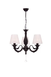 Umur Aydınlatma Albert 3'lü Siyah Beyaz Şapkalı Sarkıt Avize thumbnail 4