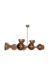 Umur Aydınlatma Lav 10'lu Eskitme Büyük Avize Sarkıt thumbnail 1