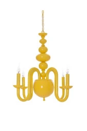 Umur Aydınlatma Roda 4'lü Sarı Lüks Sarkıt Avize thumbnail 1