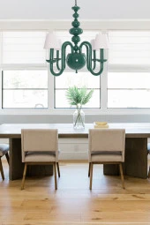 Umur Aydınlatma Roda 4'lü Yeşil Beyaz Şapkalı Sarkıt Avize thumbnail 2