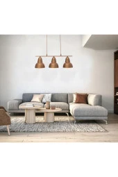 Umur Aydınlatma Lav 3'lü Eskitme Sıralı Sarkıt Avize thumbnail 3