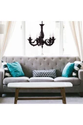 Umur Aydınlatma Albert 5'li Siyah Minimalist Avize Sarkıt thumbnail 2