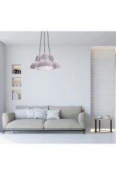 Umur Aydınlatma Lav 3'lü Krom Sarkıt Avize thumbnail 2