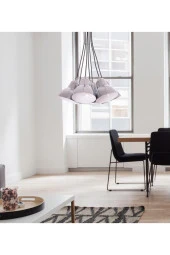 Umur Aydınlatma Lav 7'li Krom Sarkıt Avize thumbnail 2