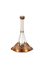 Umur Aydınlatma Lav 5'li Bakır Eskitme Sarkıt Avize thumbnail 1