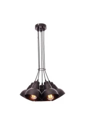 Umur Aydınlatma Lav 5'li Siyah Sarkıt Avize thumbnail 1