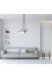 Umur Aydınlatma Lav 5'li Krom Sarkıt thumbnail 2