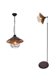 Umur Aydınlatma Dayton Telli Siyah Lambader Sarkıt Ikili Oda Seti thumbnail 1