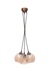 Umur Aydınlatma Minör 3'lü Eskitme Sarkıt Avize thumbnail 1