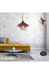 Umur Aydınlatma Dayton Telli Siyah Lambader Sarkıt Ikili Oda Seti thumbnail 2