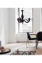 Umur Aydınlatma Albert 3'lü Siyah Minimalist Avize Sarkıt - 2