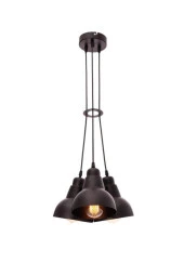 Umur Aydınlatma Lav 3'lü Siyah Sarkıt Avize thumbnail 1