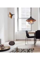 Umur Aydınlatma Dayton Telli Siyah Lambader Sarkıt Ikili Oda Seti thumbnail 3