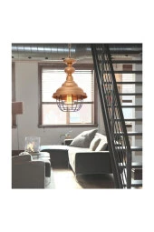 Umur Aydınlatma Togo Varak renk tel detaylı sarkıt avize thumbnail 2