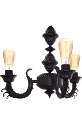 Umur Aydınlatma Novel 3'Lü Siyah E27 Avize thumbnail 1