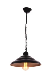 Umur Aydınlatma Dayton Siyah tekli metal sarkıt avize thumbnail 1