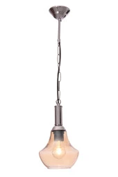 Umur Aydınlatma Umur Aydınlama Lugi tekli krom cam sarkıt avize thumbnail 1