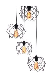 Umur Aydınlatma Altıgen Endüstriyel 4'lü sarkıt avize thumbnail 2