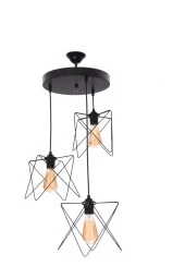 Umur Aydınlatma Endüstriyel Sarkıt avize 3'lü thumbnail 2