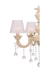 Umur Aydınlatma Novel 4'Lü Krem Renk Abajurlu Avize thumbnail 2