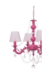 Umur Aydınlatma Dolce Vita 4'lü Fuşya Abajurlu Avize thumbnail 2
