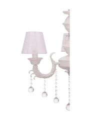 Umur Aydınlatma Novel 3'lü Beyaz Şapkalı Avize thumbnail 3