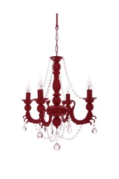Umur Aydınlatma Eleganza 4'lü Krımızı avize sarkıt thumbnail 1