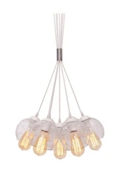 Umur Aydınlatma Minör 7'Li Çatlak Cam Modern Sarkıt thumbnail 2