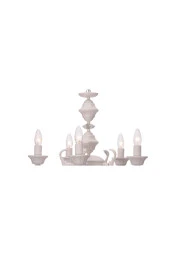 Umur Aydınlatma Novel 5'Li Beyaz Avize thumbnail 4