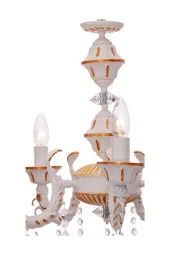 Umur Aydınlatma Novel 5'li Beyaz Altın Varak Patinalı Avize thumbnail 4